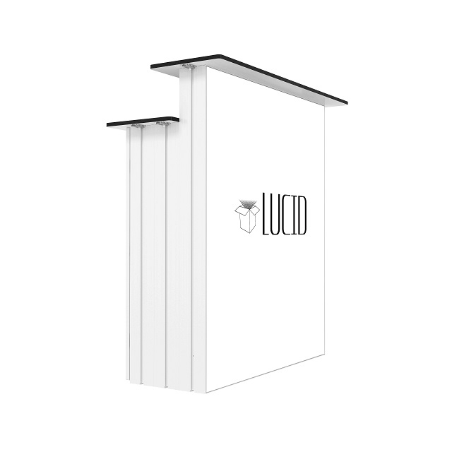 Mostrador de exhibición de caja de luz Led de moda