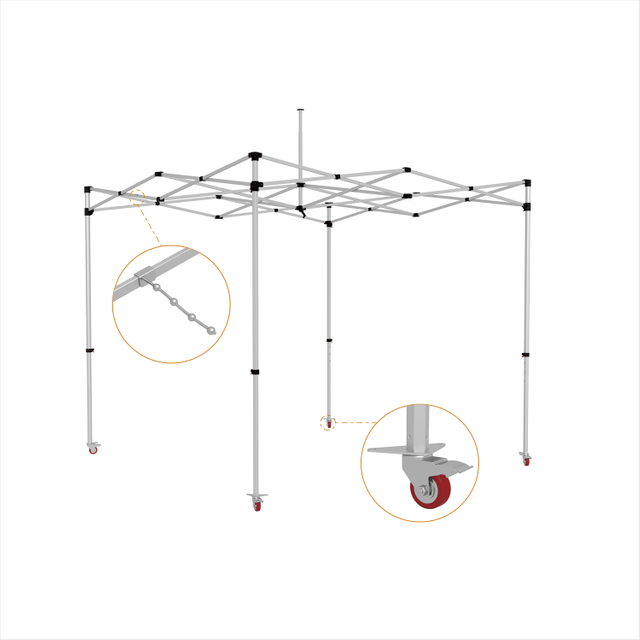 Carpa de aluminio estándar plegable fácil de instalar impermeable al aire libre 